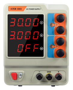 빅터 DC 리니어 정전압 전원 공급 장치 30V, 5A 디지털 조정 가능 실험실 등급 컬러 대형 화면, OVP/OCP/OTP - Product Image 4