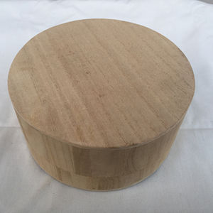 Boîte de rangement ronde en bois avec couvercle, vente en gros, non finie, bricolage, boîte en bois massif vierge, boîte à <span class=keywords><strong>bijoux</strong></span> décorative vintage, fabricant - Product Image 3