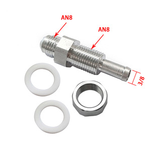 Adaptador de Conector de Tanque de Combustible Roscado AN8 a 3/8 para Conversión de Celdas de Combustible, Uso Automotriz - Product Image 1