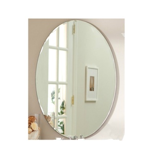 Wholesale Modern Plain Polished Large Frameless Round Rectangular Oval Beveled Bathroom <b>Mirrors</b> for Salon - Product Image 2