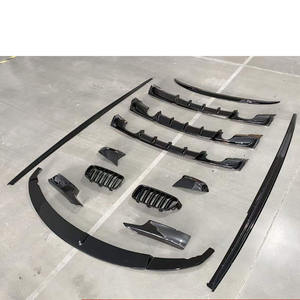 Vendite di fabbrica MP Darth Vader stile griglia anteriore e posteriore labbra posteriore Spoiler Kit corpo per <span class=keywords><strong>BMW</strong></span> serie 3 F30 F35 - Product Image 3