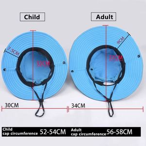 Chapeau de soleil d'été en maille à large bord anti-UV pour femme avec trou pour queue de cheval, chapeau de soleil safari pour femme, enfant et adulte - Product Image 5