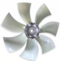 Pale de ventilateur axial en plastique pour refroidissement de moteur et de radiateur