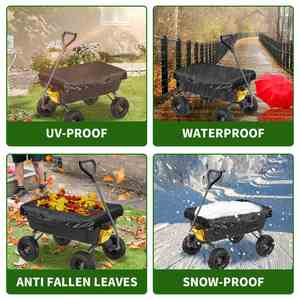 <b>Foldable</b> Dust Cover for Four-wheel Vehicles Outdoor Agricultural Use Hand-pulled Carrying Hardware Dipper American Style Model - Product Image 2