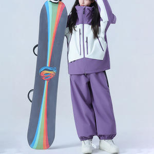Combinaison de <span class=keywords><strong>ski</strong></span> imperméable coupe-vent chaude respirante unisexe Vestes et pantalons d'hiver ensembles 2 pièces Sports de plein air Équipement de snowboard de montagne - Product Image 1