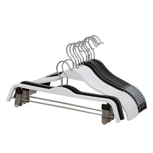 Lavinia venta al por mayor percha blanca niños adultos férula antideslizante perchas negras Niño - Product Image 2