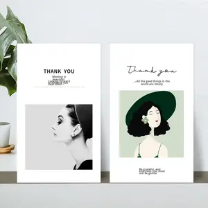 สติกเกอร์กาวพรีเมียมการ์ดแข็งพิมพ์ลายการ์ดการ์ดอวยพรวันแต่งงานบรรจุภัณฑ์หลังการขาย - Product Image 4