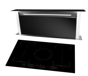 Voile d'ombrage élégante, pour cuisine, avec combinaison pour spot lumineux, à <span class=keywords><strong>induction</strong></span>, nouveau modèle - Product Image 1