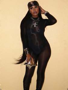 F1454 2026 Body Donna Lucido Senza Cuciture Trasparente Lingerie <span class=keywords><strong>Intera</strong></span> Elasticizzata Effetto Seta <span class=keywords><strong>Aderente</strong></span> - Product Image 2