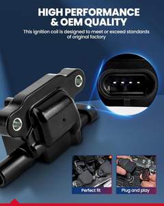 Kit de bobines d'allumage KAX Pack 8 D503A OLIVER compatible avec les moteurs Chevy//GMC/Pontiac 53L/60L V8 G8 <span class=keywords><strong>Grand</strong></span> <span class=keywords><strong>Prix</strong></span> H3 Silverado Tahoe - Product Image 2