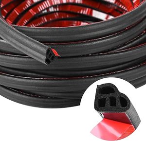 Auto-adhésif en forme de B mousse epdm garniture de bord de porte de voiture avec 3m bande de protection d'étanchéité en caoutchouc coupe-froid - Product Image 2