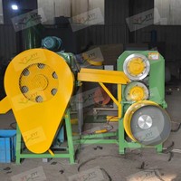 Ligne de prétraitement des pneus usagés, ensemble de découpeurs semi-divisants, de décapage et de blocage pour la ligne de recyclage de la poudre de caoutchouc des pneus usagés