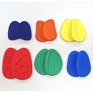 New Arrival 6-pack Textured Soft Silicone <b>Worry</b> <b>Stones</b> Autism Calming Sensory Fidget Toys for Kids Anxiety Relief Novelty Gifts - Product Image 2