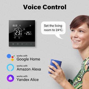 Termostato de ambiente <span class=keywords><strong>programable</strong></span> semanal inteligente con Wi-Fi 3A para calefacción por suelo radiante de agua - Product Image 3