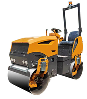Rouleau compacteur vibrant articulé à double tambour robuste ST1500 avec moteur central efficace pour la compactation routière