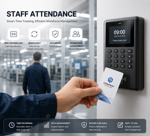 บัตร RFID แบบเขียนซ้ำได้พร้อมโลโก้สั่งทำพิเศษสำหรับการบันทึกเวลาพนักงานและการจัดการแรงงาน - Product Image 3