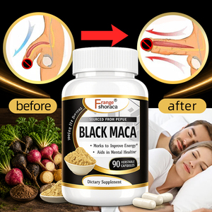 Suplemento de Raíz de Maca Negra con Logotipo Personalizado para Hombres, Mejora la Energía, Maca Negra 90, Cápsulas para la Vitalidad Masculina, Pastillas para Agrandar el Pene - Product Image 2