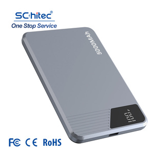 Schitec เครื่องชาร์จแบบพกพาระบบแม่เหล็ก5000mAh 15W 20W วัสดุที่ปลอดภัยแบตเตอรี่สำรองอลูมิเนียมอัลลอยทนความร้อนดีไซน์ใหม่ - Product Image 1
