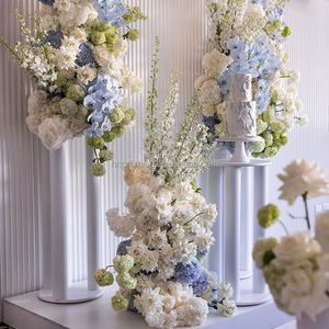 Söz toptan özelleştirilmiş çiçek kemer yapay standı çiçek kemer düğün arka plan dekor için - Product Image 4