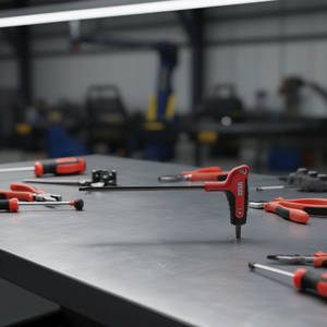 ประแจหกเหลี่ยมด้ามยาว 280 มม. แบบด้ามตัว T สำหรับงานกลไกที่ต้องการความแม่นยำ - Product Image 3