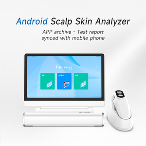 MEIBOYI <span class=keywords><strong>Microscope</strong></span> capillaire numérique à écran tactile de 11.6 pouces, analyseur de follicules pileux à usage domestique, détecteur de peau et dispositif d'analyse de la tête - Product Image 3