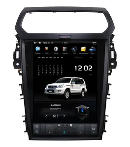 特斯拉垂直安卓车载收音机GPS导航多媒体立体视频音频车载DVD播放器适用于福特探险家2013-2016