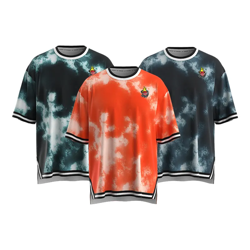 새로운 디자인 하이 퀄리티 농구 저지 빈티지 클래식 남자 미국 사용자 정의 스포츠 농구 티셔츠 세트