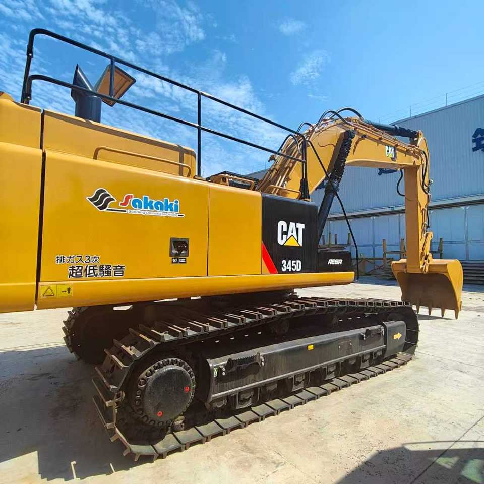 Used CAT 345D Crawler Excavator Japan Origin Fully Tested ROPS Cabin ...