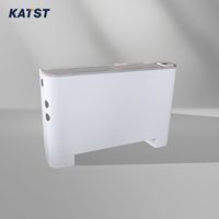 Ventilateur hydraulique à courant continu, système d'eau réfrigérée ultra mince vertical, prix unitaire de la bobine de ventilateur Fcu pour le chauffage et le refroidissement de la maison