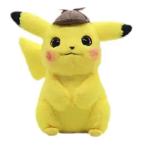 Großhandel Detective Pikachu Kuscheltier Spielzeug puppe Gefüllte Plüsch tier Tier