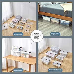 กล่องเก็บของอเนกประสงค์แบบซ้อนได้ ผลิตจากพลาสติก PP มีหลายขนาด เหมาะสำหรับใช้ในรถยนต์ บ้าน และห้องเด็ก - Product Image 2