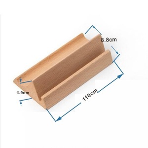 Solid Wood Card Holder Note Holder <b>Beech</b> Custom Made For Office Business Gifts - Product Image 5