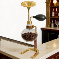 Bouteille d'arôme en verre transparent de 550 ml, grande taille, pour SPA, instrument aromatique en laiton, huile essentielle, arôme de grains de café