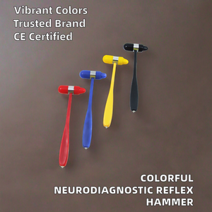 ค้อนสะท้อนแสงแบบมืออาชีพสำหรับแพทย์  ชนิดเยอรมัน  ทำจากยาง  สำหรับตรวจวินิจฉัยเส้นประสาทและเอ็น - Product Image 2