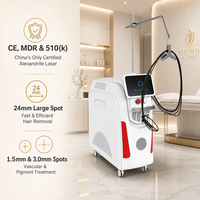 Appareil d'épilation au laser Alexandrite russe 755nm 1064nm, appareil d'épilation au laser à impulsions longues professionnel pour salon