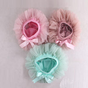 2022 Wholesale Infant Ruffle Butt Bloomers Chiffon Diaper Covers Fashion Mint Glitter Cotton Baby <b>Tutu</b> Bloomer - Product Image 5