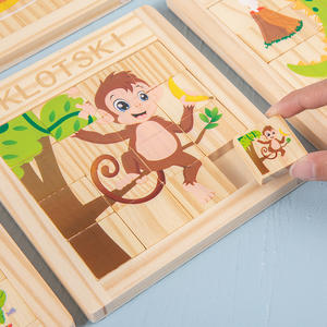 Gioco Huarong Road in Legno con Motivi e Numeri su Entrambi i Lati, Migliora le Capacità Cognitive dei Giovani - Product Image 5