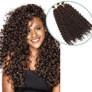Freetress волнистые волосы для вязания крючком синтетические плетеные волосы для наращивания водные волнистые косички блонд афро кудрявые волосы оптом