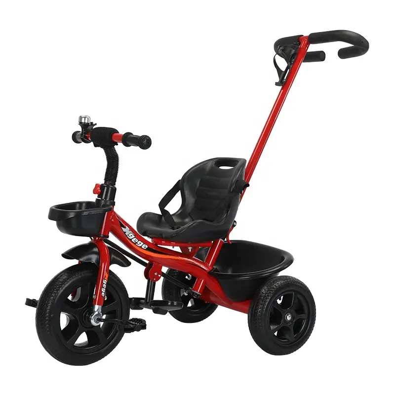 Wholesale New Design Children Tricycles With Push Handle Fashionable 3 in 1 Kids Bike For 2-5 Years Kids Riding