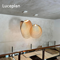 Lustre design LED en forme de branche, style italien, pour escalier duplex en bois, idéal pour chambre, salon, salle à manger, couloir