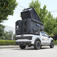 Huntoo Luxury Camper Truck Premium Slide in Truck Camper Rv Factory Small Travel Trailer Pickup Camper for Outdoor Camping