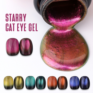Menghe salon de manucure kit de mise en conserve ciel <span class=keywords><strong>étoilé</strong></span> UV gel vernis à ongles 9D diamant paillettes aurora cat eye vernis à ongles - Product Image 5
