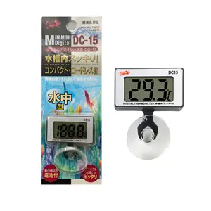 Portable Lcd Aquarium Thermometer Plastic Digital Display Thermometer Inside Fish Tank Temperature 100 Percent Waterproof