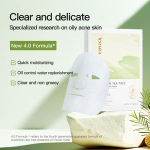 Vente en gros Icesea – Hydratant visage en feuille aux herbes naturelles d'arbre à thé australien, réduction des boutons, nettoyage des pores, service de marque privée - Product Image 5