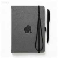 Cuaderno A5 de Nuevo Estilo en Oferta, Cubierta de PVC con Tema Natural, Cinta de Dos Colores, Suministros de Oficina, Encuadernación Térmica Personalizable