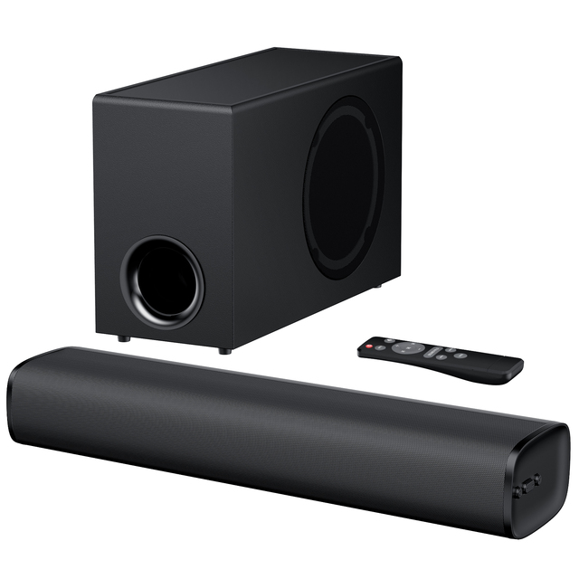 110W TV Soundbar with Subwoofer Home Theater System Sound bar for TV Wireless Speaker with ARC/OPT/AUX/BT Connections