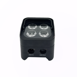 Luci senza fili Smart Dj S4 4*18W RGBWA + UV Led Par può fase di illuminazione per eventi di nozze <span class=keywords><strong>con</strong></span> telecomando - Product Image 2