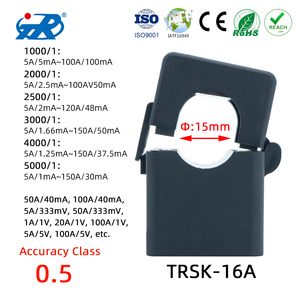 TRFK-16A 0.66kv chia lõi hiện tại biến áp 100A/0.8V khẩu độ 15mm hiện tại máy biến áp cho 100A - Product Image 2