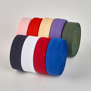 Breedte 2 Cm Ondergoed Stretch Rubber Nylon Band Elastische Gevouwen Banden - Product Image 4
