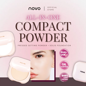 แป้งพัฟเซ็ตติ้งเนื้อฝุ่น ปกปิด ติดทนนาน กันน้ำ ควบคุมความมัน พร้อมสารกันแดด สูตรใหม่ล่าสุด สำหรับแบรนด์ส่วนตัว - Product Image 2